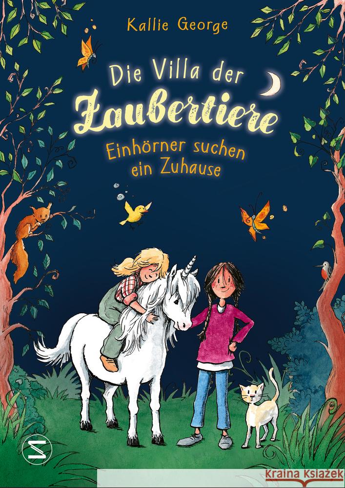 Die Villa der Zaubertiere - Einhörner suchen ein Zuhause George, Kallie 9783505144226 Schneiderbuch - książka