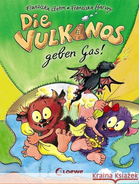 Die Vulkanos geben Gas! Gehm, Franziska 9783785581971 Loewe Verlag - książka