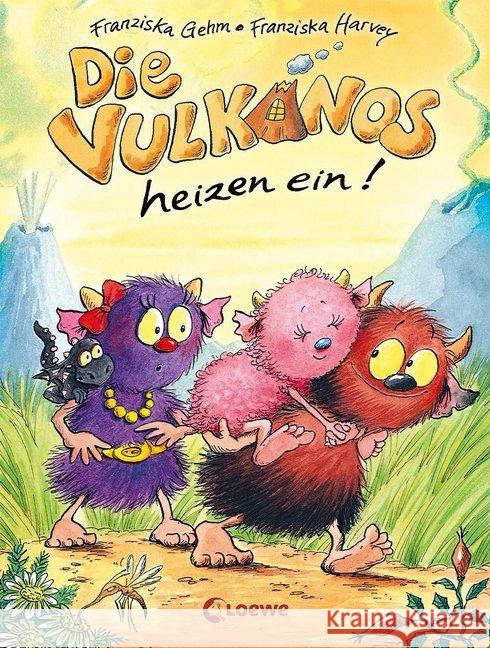 Die Vulkanos heizen ein! Gehm, Franziska 9783785582800 Loewe Verlag - książka