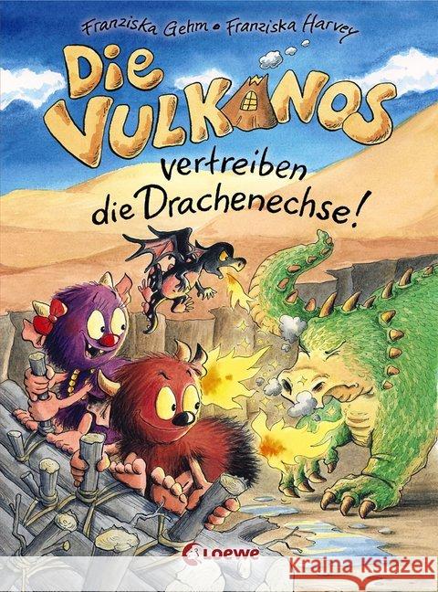 Die Vulkanos vertreiben die Drachenechse! Gehm, Franziska 9783785584187 Loewe Verlag - książka