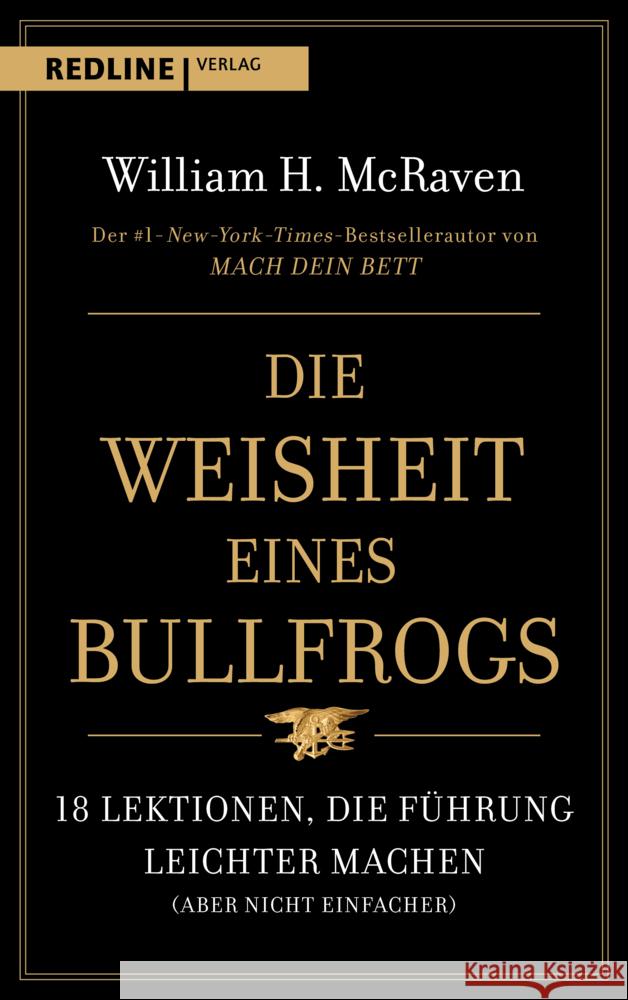 Die Weisheit eines Bullfrogs Mcraven, William H. 9783868819519 Redline Verlag - książka