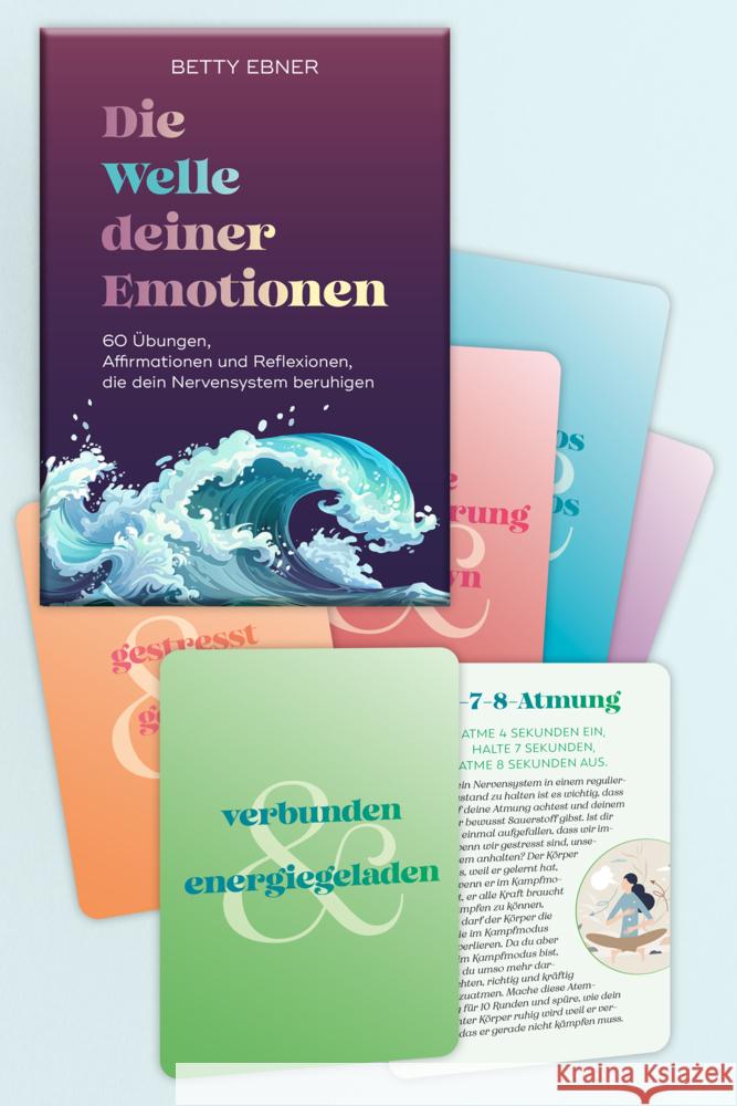 Die Welle deiner Emotionen Kartenset Ebner, Betty 4250940200329 YUNA - książka