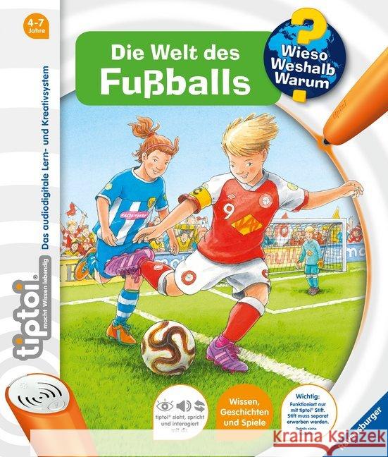 Die Welt des Fußballs : Wissen, Geschichten, Spiele Friese, Inka 9783473329212 Ravensburger Buchverlag - książka