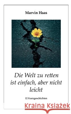 Die Welt zu retten ist einfach, aber nicht leicht Marvin Haas 9783695784714 Bod - Books on Demand - książka