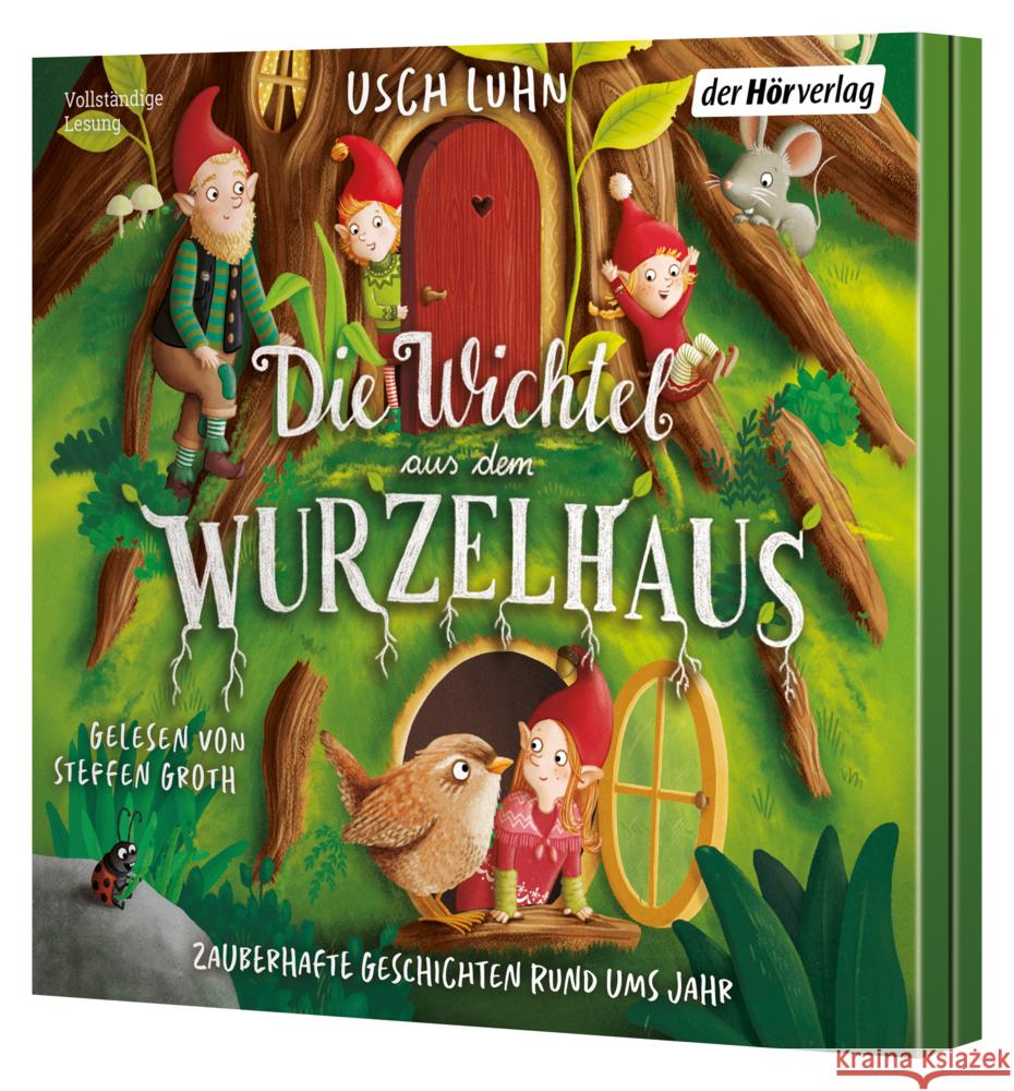 Die Wichtel aus dem Wurzelhaus, 1 Audio-CD, 1 MP3 Luhn, Usch 9783844554113 DHV Der HörVerlag - książka