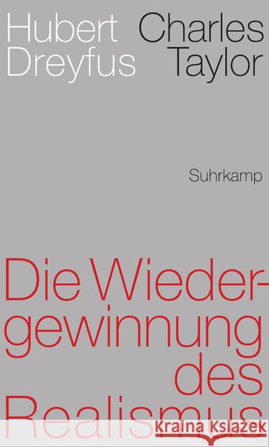 Die Wiedergewinnung des Realismus Dreyfus, Hubert L.; Taylor, Charles 9783518586853 Suhrkamp - książka