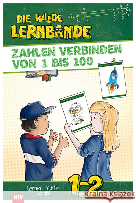 Die wilde Lernbande - Zahlen verbinden von 1 bis 100 : Lernen macht Spaß! 1.-2. Klasse  9783849450205 Neuer Favorit Verlag - książka