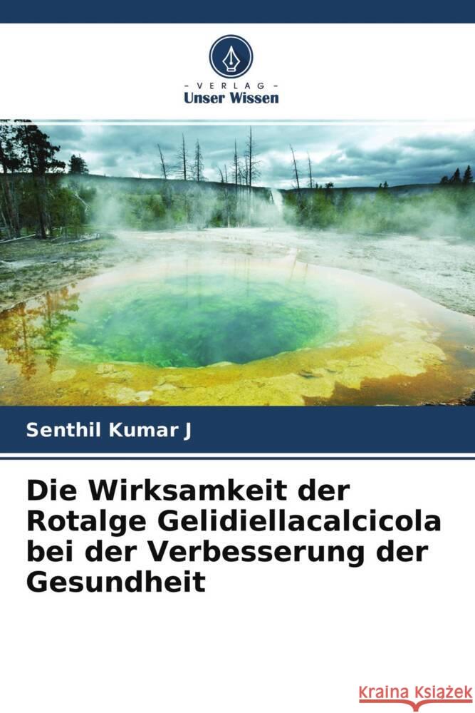 Die Wirksamkeit der Rotalge Gelidiellacalcicola bei der Verbesserung der Gesundheit Kumar J, Senthil 9786204350462 Verlag Unser Wissen - książka