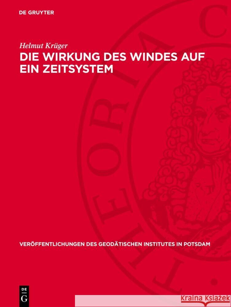 Die Wirkung Des Windes Auf Ein Zeitsystem Helmut Kr?ger 9783112730607 de Gruyter - książka