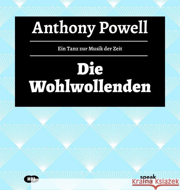 Die Wohlwollenden, 1 MP3-CD : Ein tanz zur Musik der Zeit - Band 6, Lesung. MP3 Format. Ungekürzte Ausgabe Powell, Anthony 9783940018601 speak low - książka
