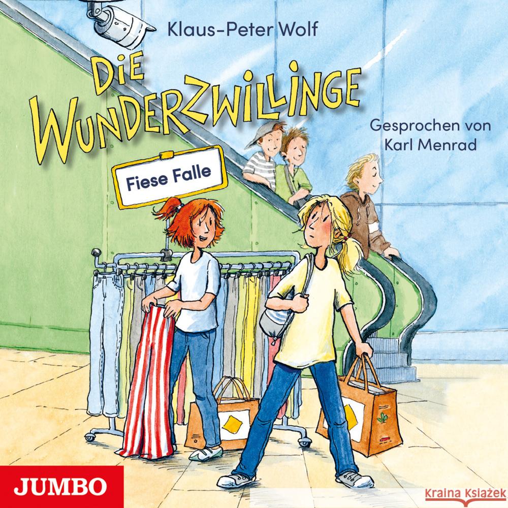 Die Wunderzwillinge. Die fiese Falle, Audio-CD Wolf, Klaus-Peter 9783833745171 Jumbo Neue Medien - książka