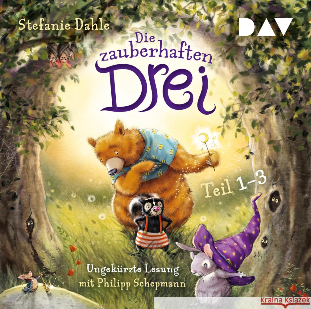 Die zauberhaften Drei (Teil 1-3), 1 Audio-CD Dahle, Stefanie 9783742428615 Der Audio Verlag, DAV - książka