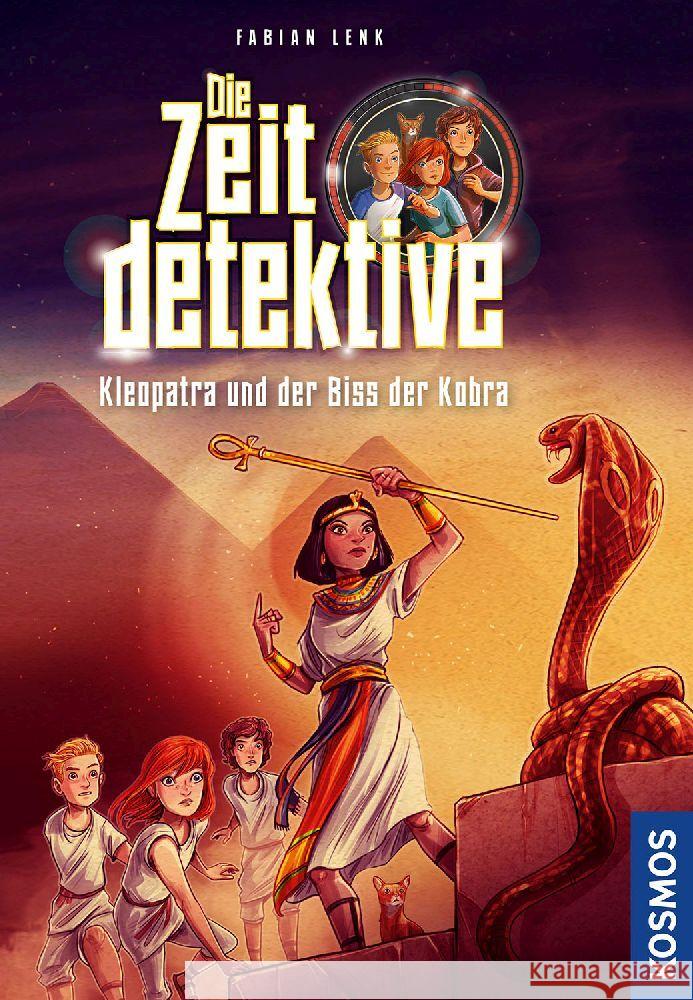 Die Zeitdetektive, 1, Kleopatra und der Biss der Kobra Lenk, Fabian 9783440177884 Kosmos (Franckh-Kosmos) - książka