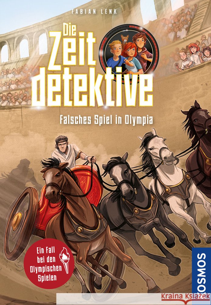 Die Zeitdetektive, 9, Falsches Spiel in Olympia Lenk, Fabian 9783440182802 Kosmos (Franckh-Kosmos) - książka