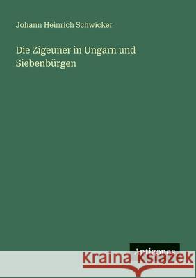 Die Zigeuner in Ungarn und Siebenb?rgen Johann Heinrich Schwicker 9783388884707 Antigonos Verlag - książka