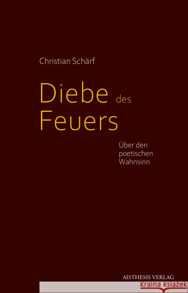 Diebe des Feuers Schärf, Christian 9783849818548 Aisthesis - książka