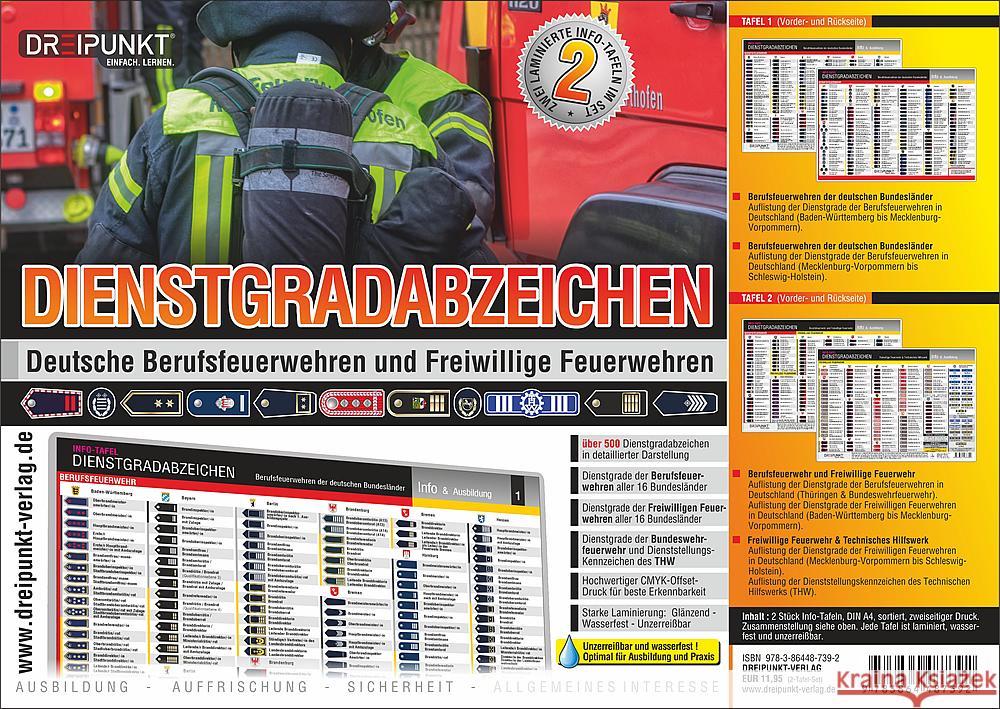 Dienstgradabzeichen Feuerwehr Schulze Media GmbH 9783864487392 Schulze Media - książka
