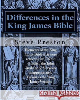 Differences in the King James Bible: Baskerville Version Limitations Steve Preston 9781522923862 Createspace Independent Publishing Platform - książka