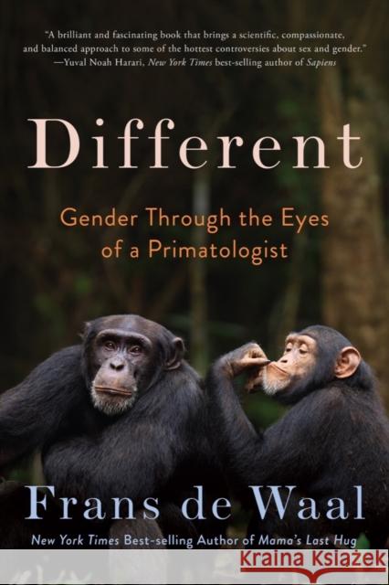 Different: Gender Through the Eyes of a Primatologist de Waal, Frans 9781324050360 W W NORTON - książka