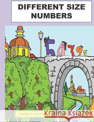 Different Size Numbers Rodolfo Villicana 9798470358219 Independently Published - książka