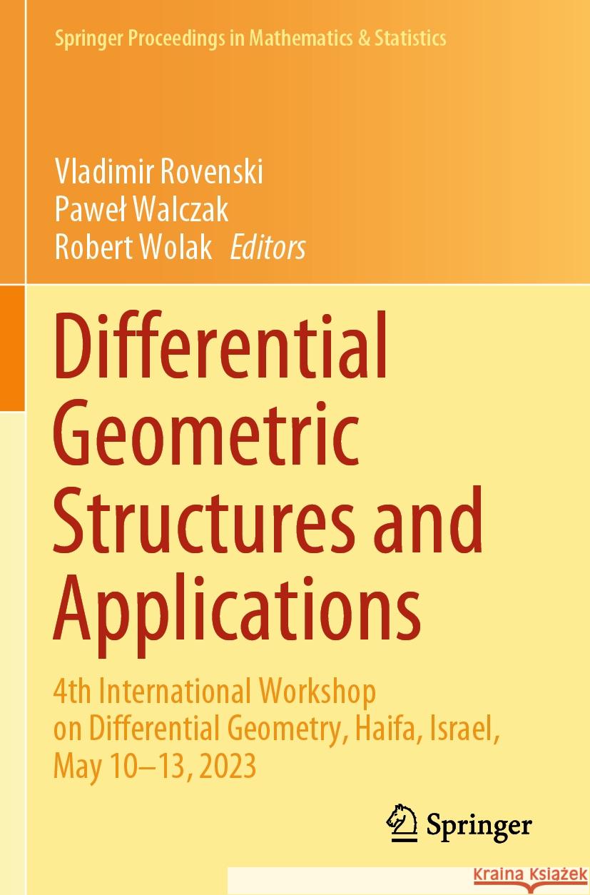 Differential Geometric Structures and Applications  9783031505881 Springer Nature Switzerland - książka