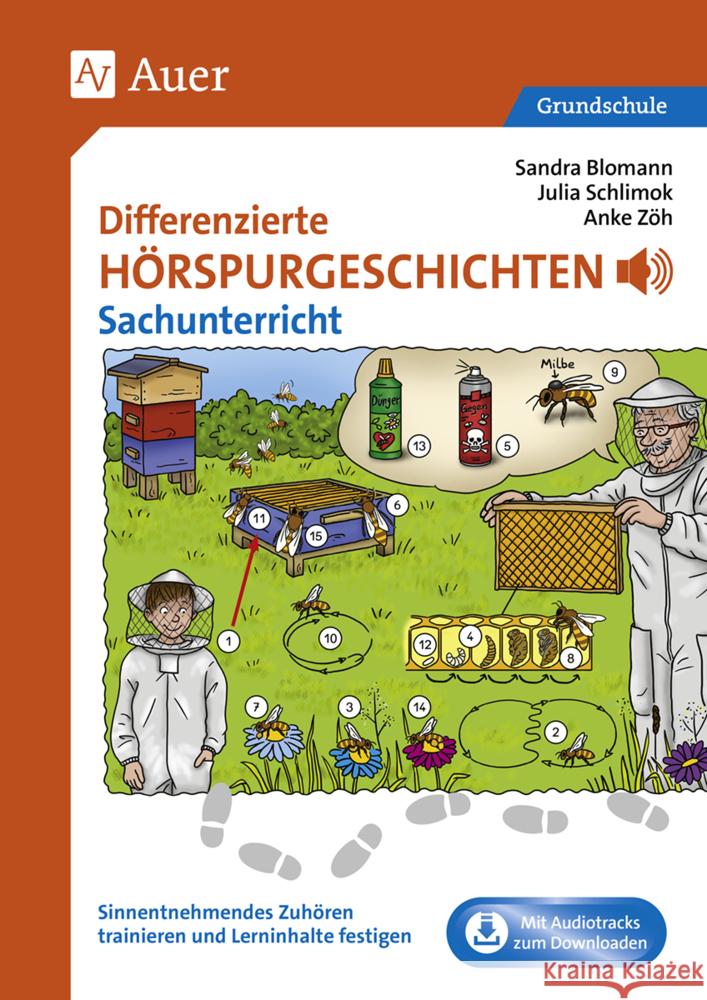 Differenzierte Hörspurgeschichten Sachunterricht Blomann, Sandra, Schlimok, Julia, Zöh, Anke 9783403083566 Auer Verlag in der AAP Lehrerwelt GmbH - książka