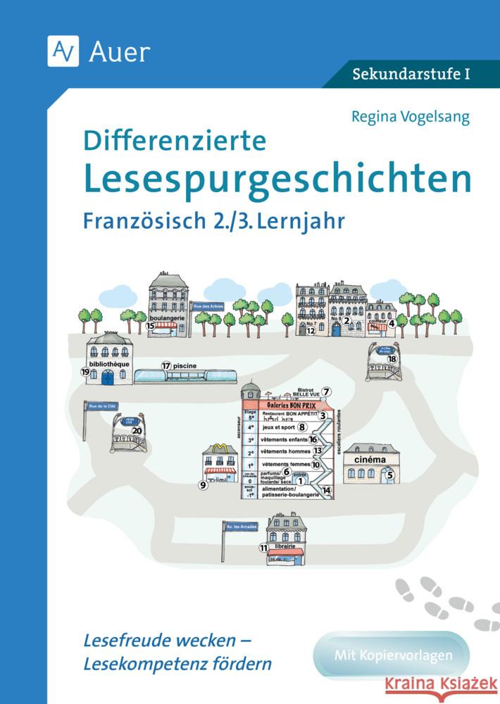 Differenzierte Lesespurgeschichten Französisch 2-3 Vogelsang, Regina 9783403087854 Auer Verlag in der AAP Lehrerwelt GmbH - książka