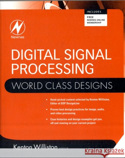 Digital Signal Processing: World Class Designs  Williston 9781856176231  - książka