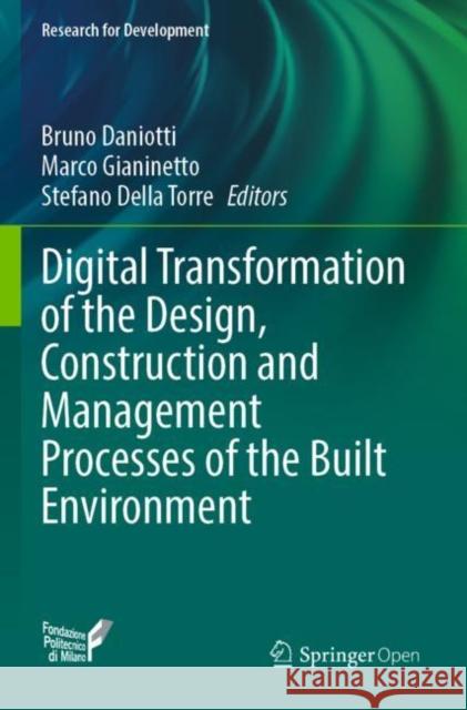 Digital Transformation of the Design, Construction and Management Processes of the Built Environment  9783030335724 Springer International Publishing - książka