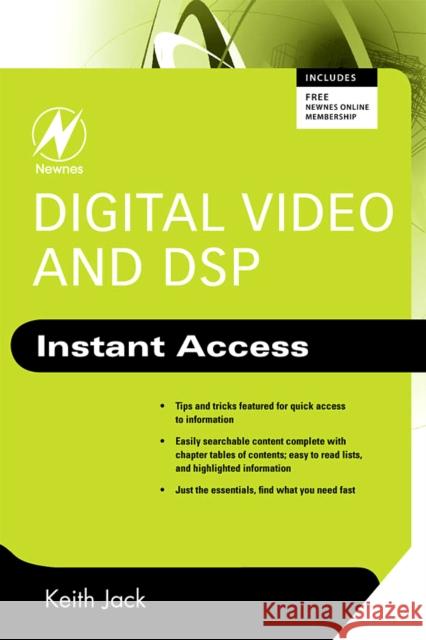 Digital Video and Dsp: Instant Access  Jack 9780750689755  - książka
