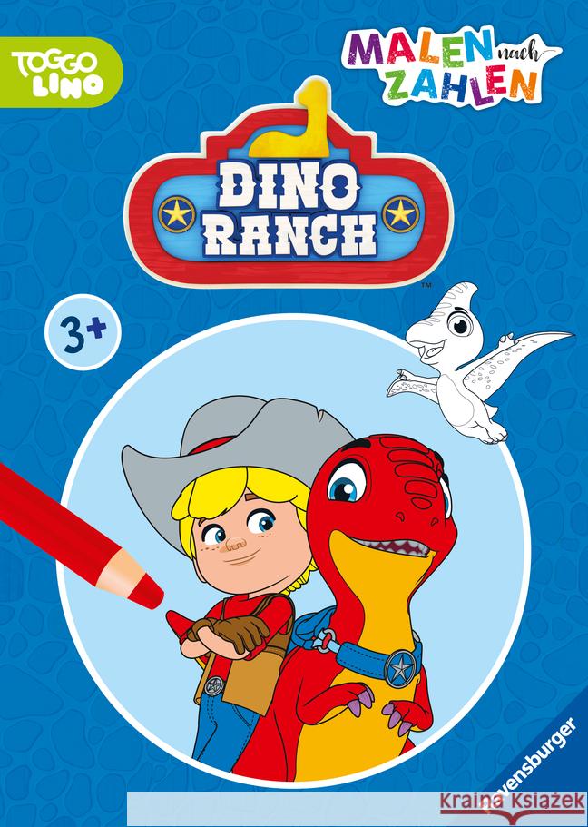 Dino Ranch: Malen nach Zahlen ab 3  9783473496884 Ravensburger Verlag - książka