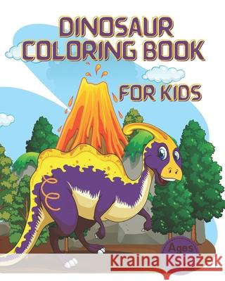 Dinosaur Coloring Book for Kids 3 - 6 Lisa Hammouda 9781686006722 Independently Published - książka