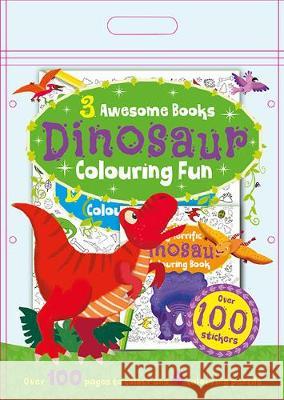 Dinosaur Colouring Bag  9781788100236 Bonnier Books Ltd - książka