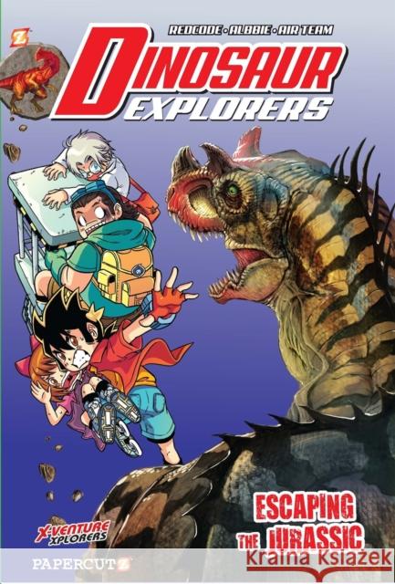 Dinosaur Explorers Vol. 6: Escaping the Jurassic Redcode 9781545804162 Papercutz - książka