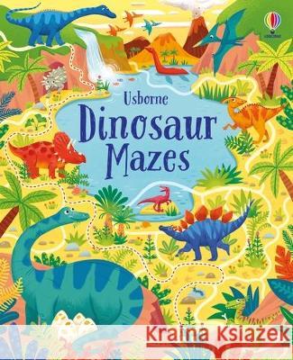 Dinosaur Mazes Sam Smith Various 9781805317265 Usborne Books - książka