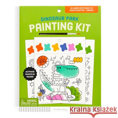 Dinosaur Park Painting Kit Mudpuppy 9780735382596 Galison - książka