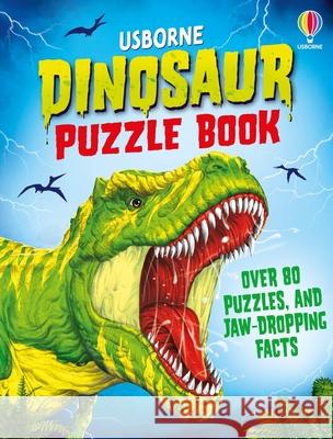 Dinosaur Puzzle Book Kirsteen Robson Gong Studios 9781836050643 Usborne Books - książka