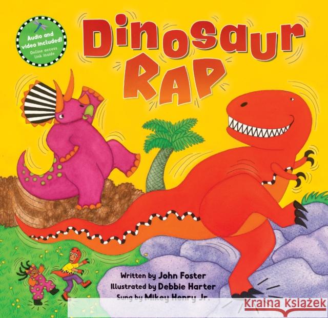 Dinosaur Rap John Foster Debbie Harter Henry Jr. Mike 9781646864492 Barefoot Books - książka