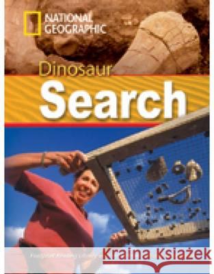 Dinosaur Search : Text in English. Niveau A2 Rob Waring 9781424010707 CENGAGE LEARNING - książka