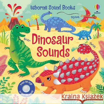 Dinosaur Sounds Sam Taplin Federica Iossa 9781805074656 Usborne Books - książka