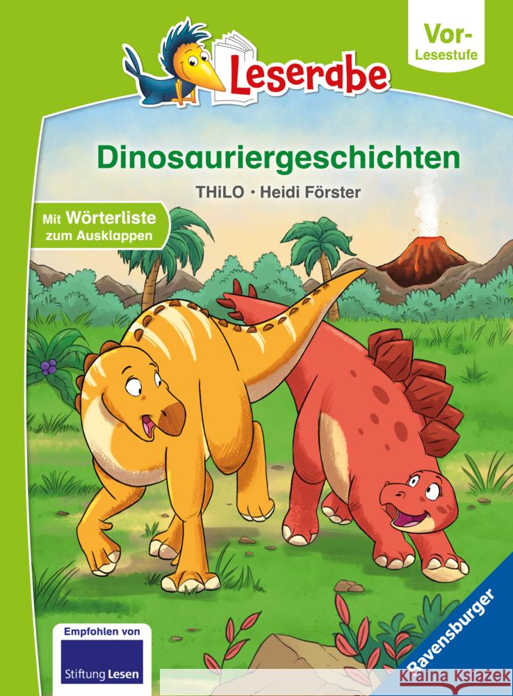 Dinosauriergeschichten - Leserabe ab Vorschule - Erstlesebuch für Kinder ab 5 Jahren Thilo 9783473462070 Ravensburger Verlag - książka