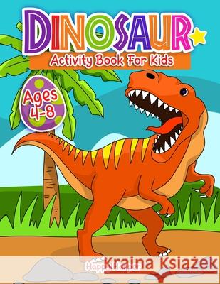 Dinosaurs Activity Book Hall, Harper 9781989968307 Happy Harper - książka