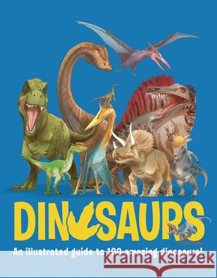 Dinosaurs: An illustrated guide to 100 amazing dinosaurs Rosie Rowntree 9781835690925 Beetle Books - książka