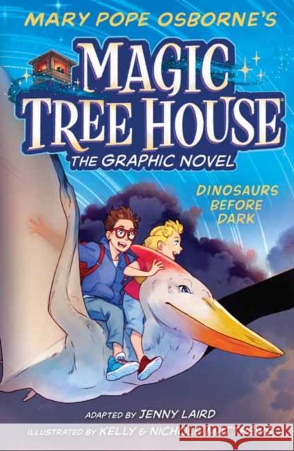 Dinosaurs Before Dark Graphic Novel Mary Pope Osborne Jenny Laird Kelly Matthews 9780593174715 Random House Books for Young Readers - książka