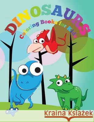 Dinosaurs: Coloring book for kids Denise Gardner 9781913591380 Mrs Denise Gardner - książka