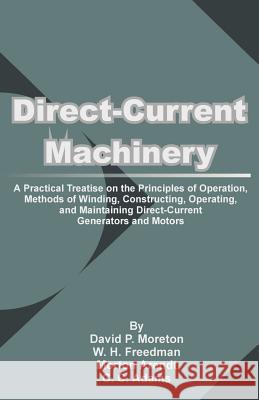 Direct - Current Machinery David Moreton W. H. Freedman 9781589635777 Fredonia Books (NL) - książka