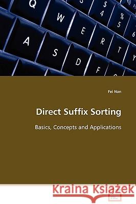 Direct Suffix Sorting Fei Nan 9783639101539 VDM Verlag - książka