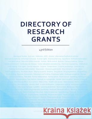 Directory of Research Grants Louis S. Schafer 9781940750507 Schoolhouse Partners - książka