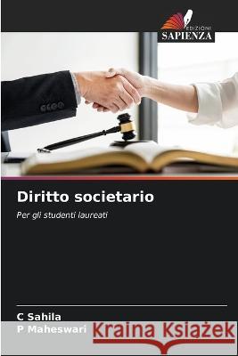 Diritto societario C Sahila P Maheswari  9786206048695 Edizioni Sapienza - książka