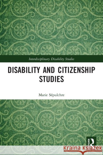 Disability and Citizenship Studies  9780367542283 Routledge - książka